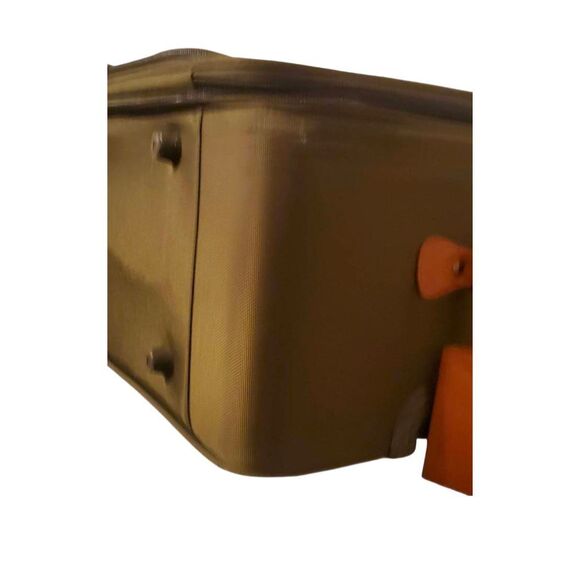 HARTMANN 21' Tweed & Leather Rolling Luggage Bag - Picture 8 of 11